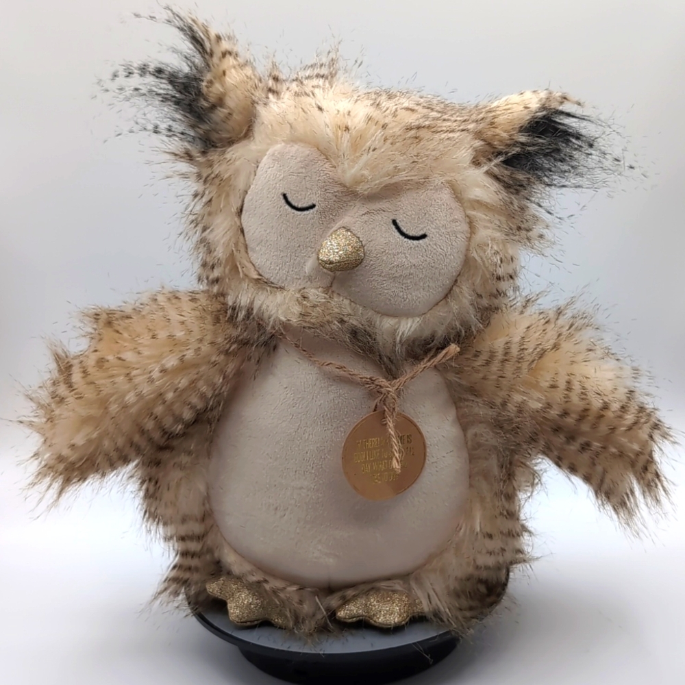 Little Toasties| NWOT Owl Stuffed Animal With Warming Pouch